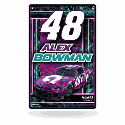 NASCAR Racing Alex Bowman No. 48 2024 11" x 17" Home Decor Sign