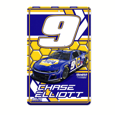 NASCAR Racing Chase Elliott No. 9 2024 11" x 17" Home Decor Sign