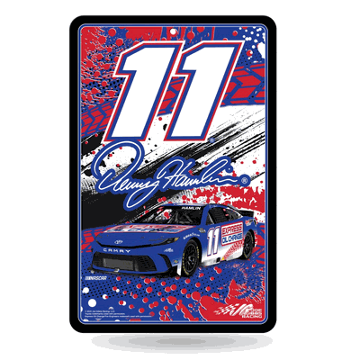 NASCAR Racing Denny Hamlin No. 11 2024 11" x 17" Home Decor Sign