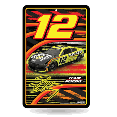 NASCAR Racing Ryan Blaney No. 12 2024 11" x 17" Home Decor Sign
