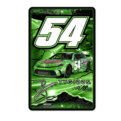 NASCAR Racing Ty Gibbs No. 54 2024 11" x 17" Home Decor Sign