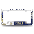 Naval Academy Midshipmen Primary Chrome Automotive License Plate Frame