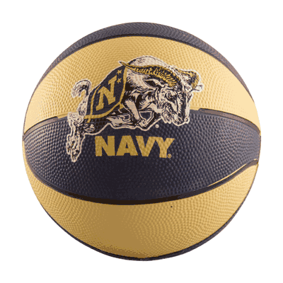 Navy Mini-Size Rubber Basketball