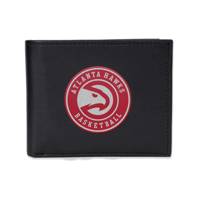 NBA Basketball Atlanta Hawks Standard Embroidered Bill-fold Wallet