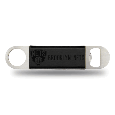 NBA Basketball Brooklyn Nets Black Laser Engraved Bar Blade