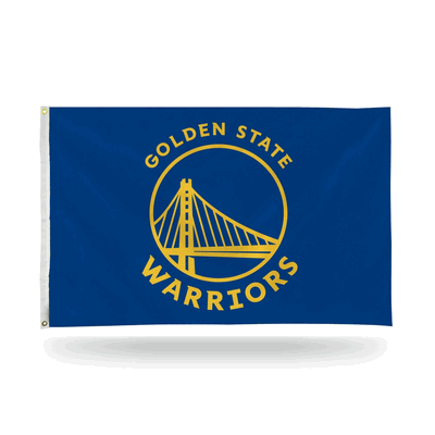 NBA Basketball Golden State Warriors Blue 3' x 5' Banner Flag