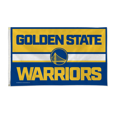 NBA Basketball Golden State Warriors Bold 3' x 5' Banner Flag