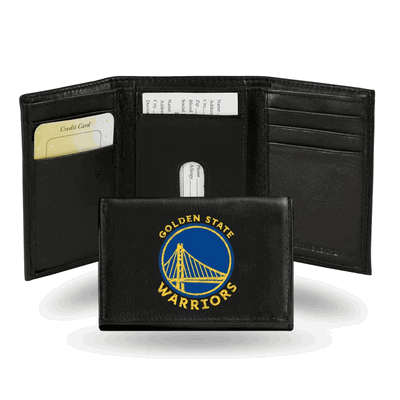 NBA Basketball Golden State Warriors Embroidered Tri-fold Wallet
