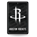 NBA Basketball Houston Rockets Carbon Fiber 11" x 17" Home Decor Sign