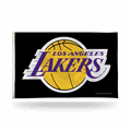 NBA Basketball Los Angeles Lakers Black 3' x 5' Banner Flag