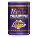 NBA Basketball Los Angeles Lakers Champ 11" x 17" Home Decor Sign
