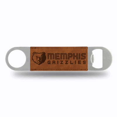 NBA Basketball Memphis Grizzlies Brown Laser Engraved Bar Blade