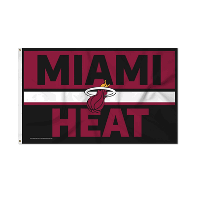 NBA Basketball Miami Heat Bold 3' x 5' Banner Flag