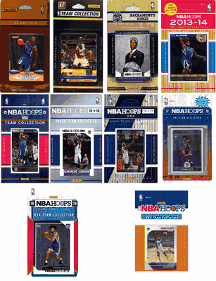 NBA Sacramento Kings 10 Different Licensed Trading Card Team Sets