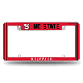 NC State Wolfpack Classic Chrome Automotive License Plate Frame NC State Wolfpack Classic Chrome Automotive License Plate Frame