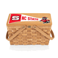 NC State Wolfpack - Poppy Personal Picnic Basket NC State Wolfpack - Poppy Personal Picnic Basket