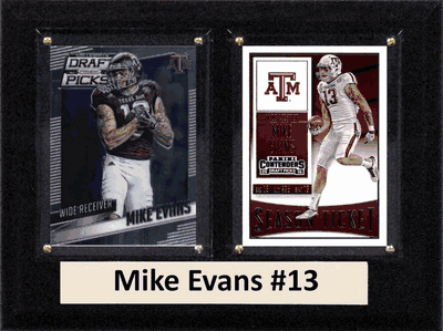 NCAA 6"X8" Mike Evans Texas Am Aggies Two Card Plaque