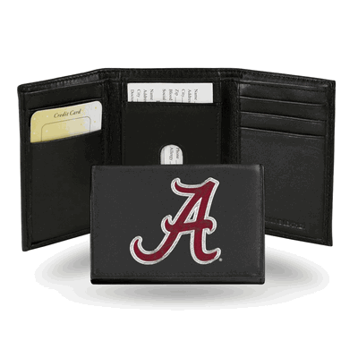 NCAA Alabama Crimson Tide Standard Embroidered Tri-fold Wallet