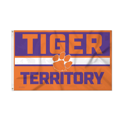 NCAA Clemson Tigers Bold 3' x 5' Banner Flag
