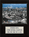 NCAA Football 12"x15" Orange Bowl Stadium Plaque NCAA Football 12"x15" Orange Bowl Stadium Plaque