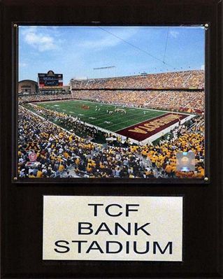 NCAA Football 12"x15" TCF Bank Stadium Stadium Plaque