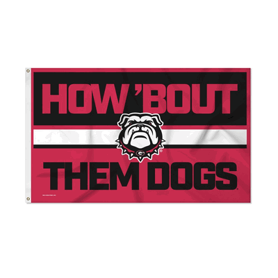 NCAA Georgia Bulldogs Bold 3' x 5' Banner Flag