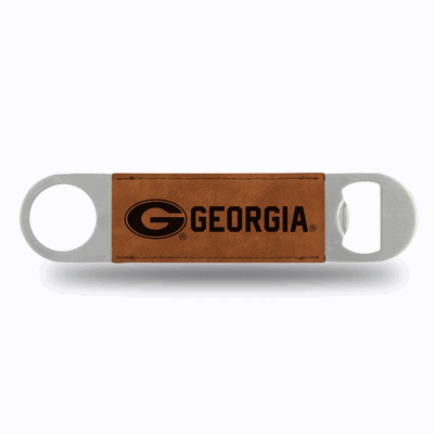 NCAA Georgia Bulldogs Standard Brown Laser Engraved Bar Blade