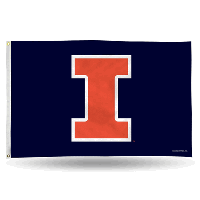 NCAA Illinois Fighting Illini Standard 3' x 5' Banner Flag