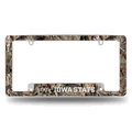NCAA Iowa State Cyclones Mossy Oak Chrome Auto License Plate Frame NCAA Iowa State Cyclones Mossy Oak Chrome Auto License Plate Frame
