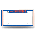 NCAA KCC Wave 12" x 6" Chrome All Over Automotive License Plate Frame NCAA KCC Wave 12" x 6" Chrome All Over Automotive License Plate Frame
