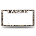 NCAA Kentucky Wildcats Mossy Oak Chrome Automotive License Plate Frame