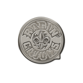 NCAA Louisiana-Lafayette Ragin Cajuns Round Antique Auto Emblem