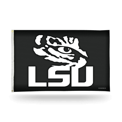 NCAA LSU Tigers Carbon Fiber 3' x 5' Banner Flag