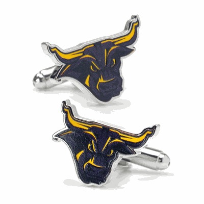 NCAA Mankato State Stomper Mascot Cufflinks