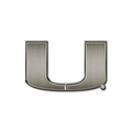NCAA Miami Hurricanes - The U U Antique Auto Emblem NCAA Miami Hurricanes - The U U Antique Auto Emblem