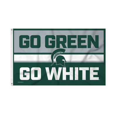 NCAA Michigan State Spartans Bold 3' x 5' Banner Flag