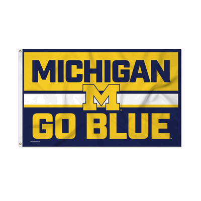 NCAA Michigan Wolverines Bold 3' x 5' Banner Flag
