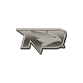 NCAA North Dakota Fighting Hawks Standard Antique Auto Emblem