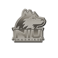 NCAA Northern Illinois Huskies NIU Standard Antique Auto Emblem