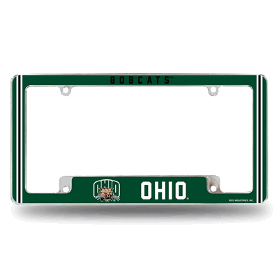 NCAA Ohio Bobcats Classic Chrome Automotive License Plate Frame