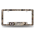 NCAA Oregon Ducks Mossy Oak Chrome Automotive License Plate Frame