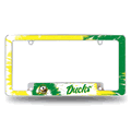 NCAA Oregon Ducks Tie Dye Chrome Automotive License Plate Frame
