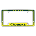 NCAA Oregon Ducks Two-Tone Chrome Automotive License Plate Frame