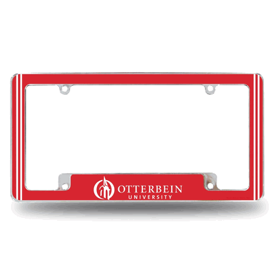 NCAA Otterbein�Cardinals Chrome Automotive License Plate Frame