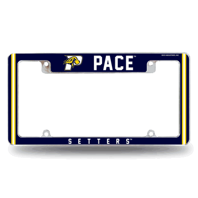 NCAA Pace�Setters 12" x 6" Chrome Automotive License Plate Frame