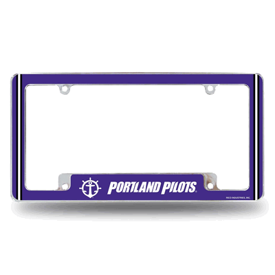 NCAA Portland�Pilots 12" x 6" Chrome Automotive License Plate Frame