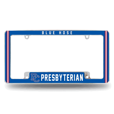 NCAA Presbyterian�Blue Hose Chrome Automotive License Plate Frame