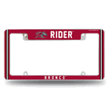 NCAA Rider Broncs 12" x 6" Chrome Automotive License Plate Frame NCAA Rider Broncs 12" x 6" Chrome Automotive License Plate Frame