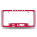 NCAA Ripon Red Hawks 12" x 6" Chrome Automotive License Plate Frame NCAA Ripon Red Hawks 12" x 6" Chrome Automotive License Plate Frame