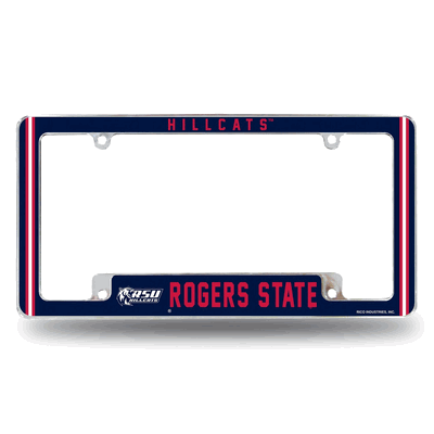 NCAA Rogers State�Hillcats Chrome Automotive License Plate Frame